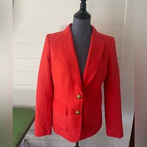 J.Crew Schoolboy Orange Blazer